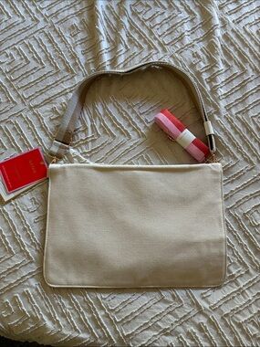 Noted by Post-it Cream Canvas Shoulder Bag